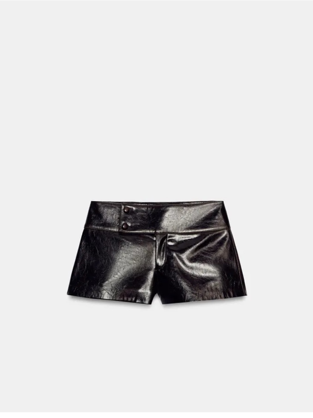 Zara Faux Leather Shorts